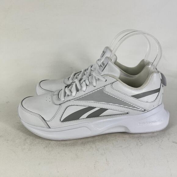 Reebok Walk Ultra DMX Women's 7 White Lace Up Low Top Running Athletic Shoes - Picture 5 of 10